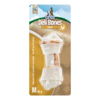 M, 1 db à 14 cm (65 g)  Barkoo Deli Bones csirke csomózott rágócsont kutyáknak