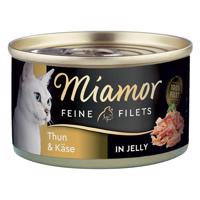 Miamor finom filék gazdaságos csomag 24 x 100 g - Tonhal & sajt aszpikban