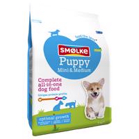 Smølke Puppy Mini/Medium kutyaeledel - Dupla csoma 2 x 3 kg