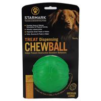 Starmark Treat Dispensing Chew Ball kutyajáték - M/L-méret: kb. Ø 9 cm