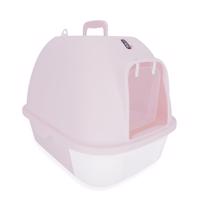 TIAKI Pixie pink fedett macska wc