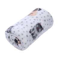 zooplus Basics Fleece Dogs & Dots puha takaró 150x100cm